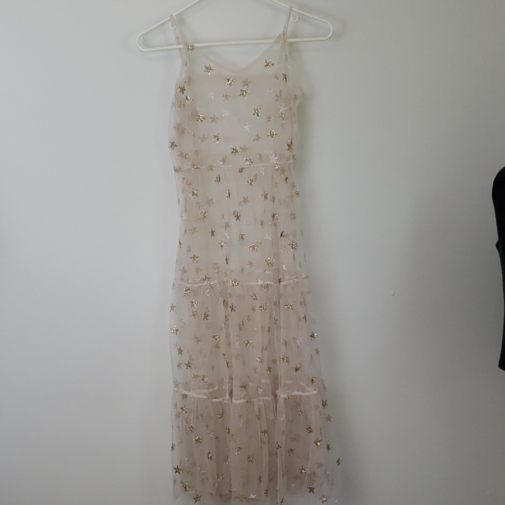 Menthe : Wish Upon a Star Mesh Topper in Peach - Picture 4 of 4